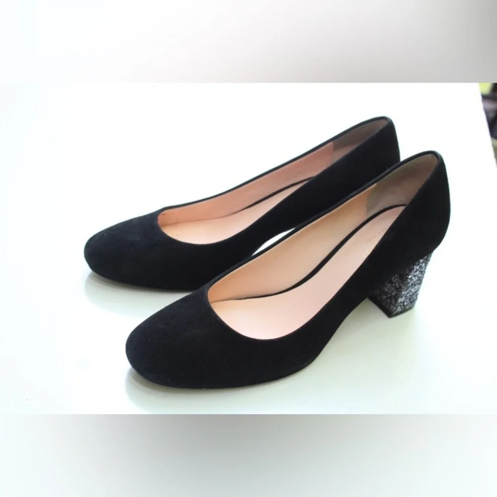 Kate Spade Dolores glitter pumps